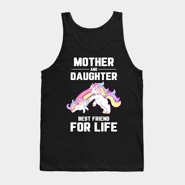 Mother and Daughter Best Friend for Life Tank Top by Hannah's Bear Tees